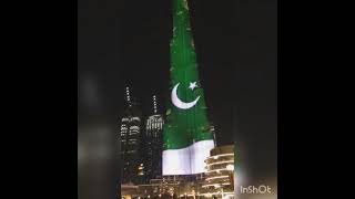Burj khalifa| Pakistani Flag burj khalifa|UAE|#shorts