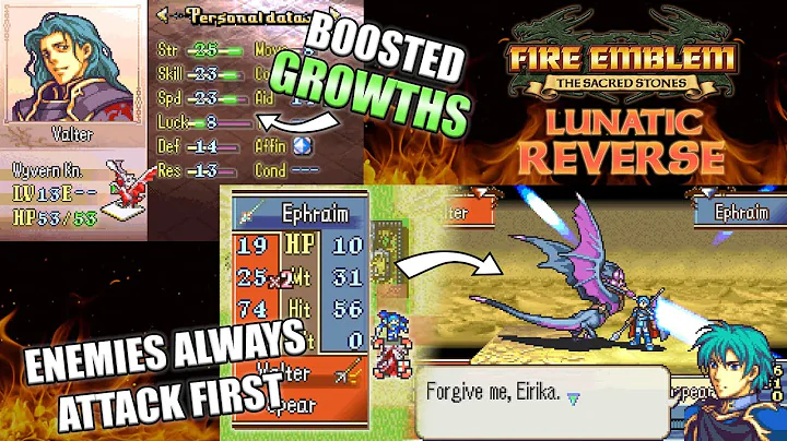 I put Fire Emblem's HARDEST Difficulty into its EASIEST Game (FE8 Lunatic Reverse, Seth-less)