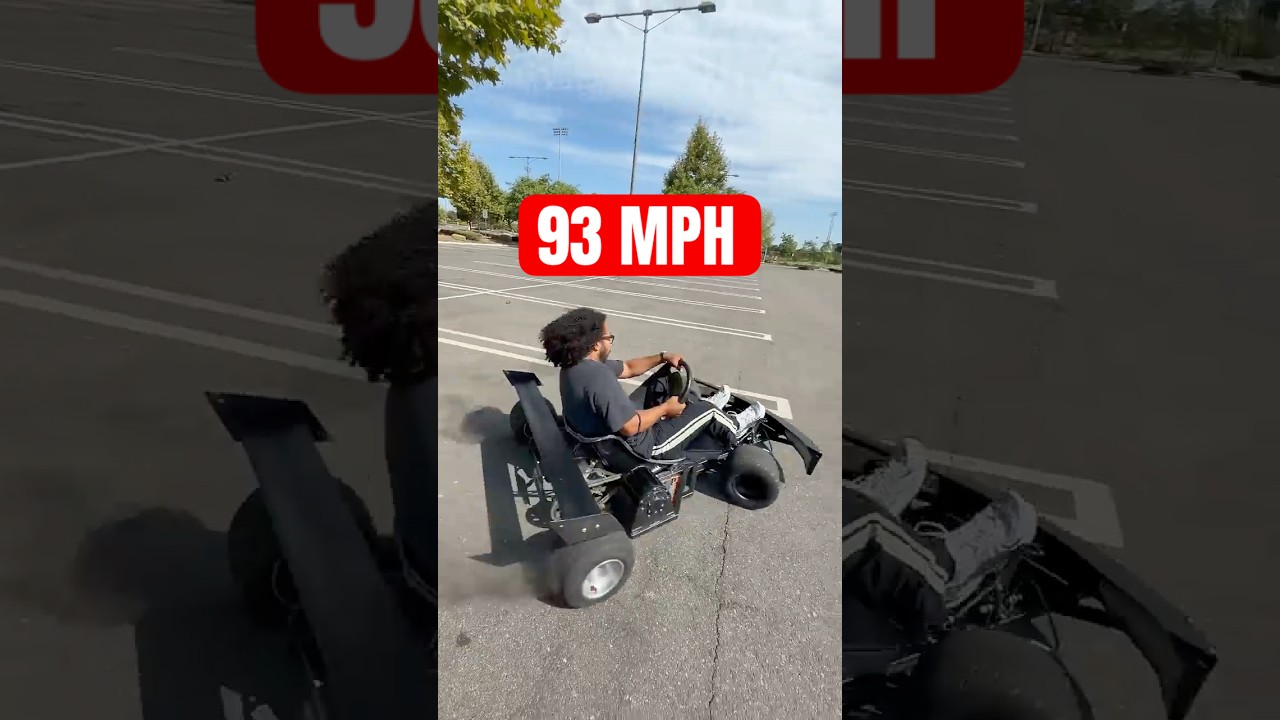 This $10,000 go kart goes 93MPH 😭