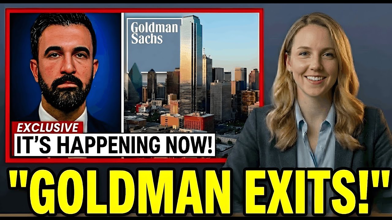 NYC's Socialist Mayor PANICS as Goldman Sachs Abandons Wall Street for Dallas | Caroline Vance
