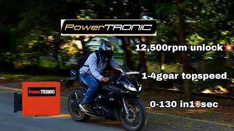 Powertronic R15v3 vs Stock R15V3| 1,2,3,4 gear topspeed|0-60&0-100 speedrun
