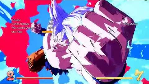 Mastered Ultra Instinct (SSGSS Goku) lvl 5 combo