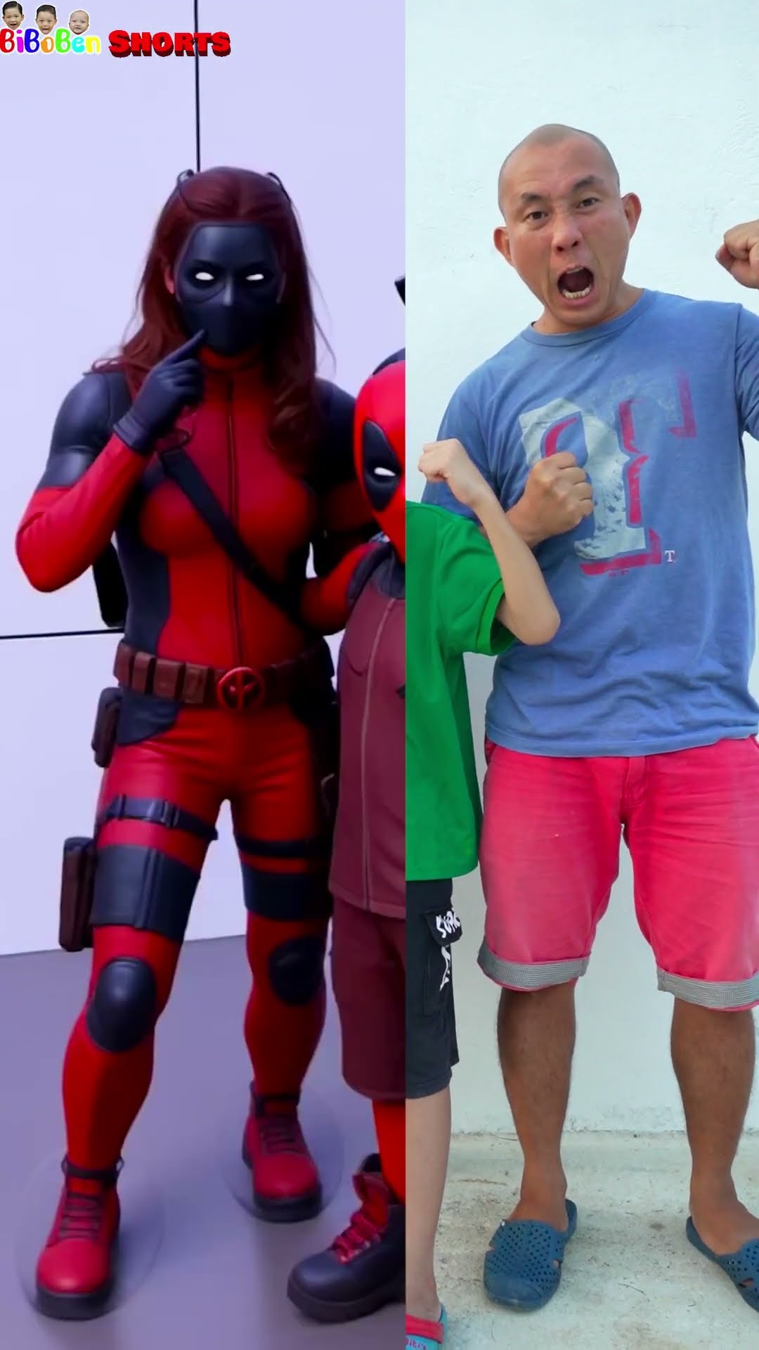 BiBoBen Shorts | Learn Colors Deadpool Squish ?