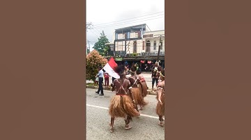 Menyambut HUT RI-78 diTimika Papua  #Lomba Seka #traditional dance #Timika Papua