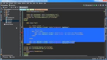 Foundation for Responsive Web Design Tutorial - 3 - Nesting and Dynamic Layouts