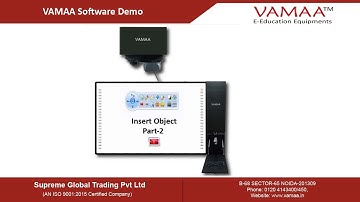 VAMAA Interactive Whiteboard Software Demo(Insert Object Tool Part-3)