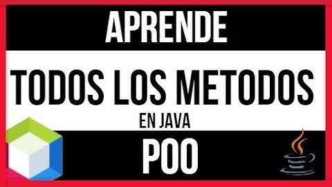 ✅10.- CREAR TODOS LOS METODOS EN JAVA POO | METODOS en PROGRAMACION ORIENTADA A OBJETOS| VOID RETURN