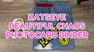 Katseye Beautiful Chaos Photocard Binder [UNBOXING] screenshot 2