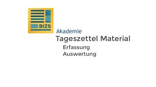 Tageszettel Material