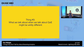 Cise Midoglu - 7 Things They Don’t Tell You About Streaming Analytics