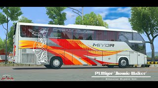 Share Gratis Livery PT.Miyor "Jhonnie "Walker" Srikandi Bussid Ori || Bus Simulator Indonesia. screenshot 4