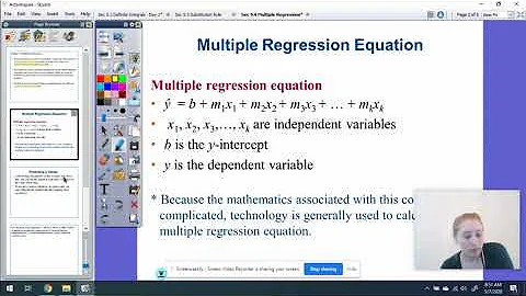 9.4 Multiple Regression