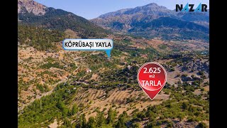 Alanya Bademağacı, Köprübaşı'nda Satılık 2 625 m2 Tarla