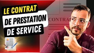 La forme du contrat de prestation de service