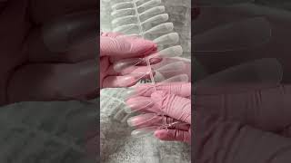 Tips de gel formato stiletto universal   -Tips flexíveis naturais prontas para uso profissional