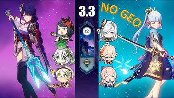 C0 Raiden Hypercarry & C1 Ayaka C0 Shenhe Freeze | 3.3 Spiral Abyss | Floor 12