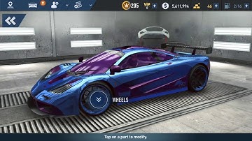Nfs no limits : McLaren F1 LM stage up 8(breakneck JET STREAM)