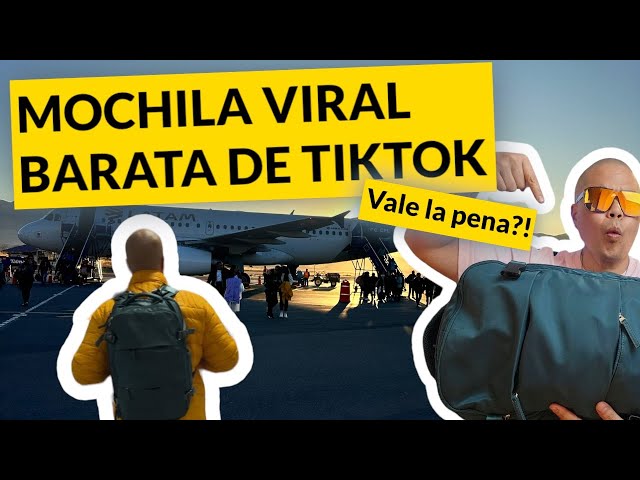 Me compré la mochila de viajes viral de Tiktok que sirve para