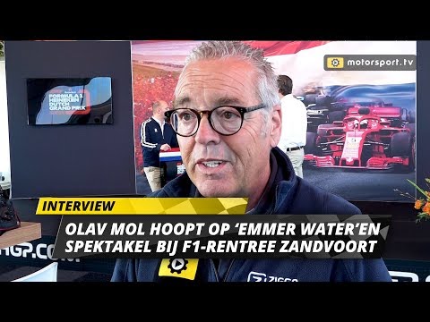 Olav Mol hoopt op 'vette race' en 'emmer water' voor F1 Zandvoort