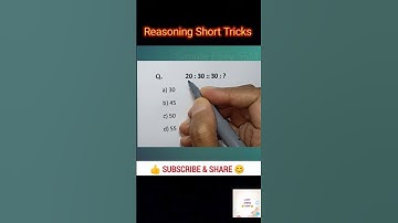 Logical Reasoning Practice| Reasoning Short Tricks| Simple Easy 55m| #shorts #allexam #sscgd #rrb