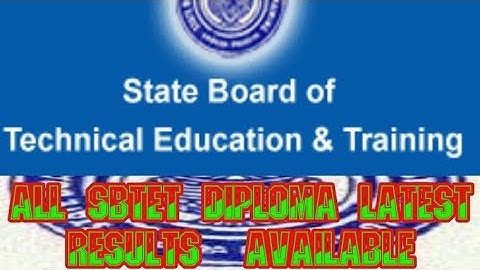 All #SBTET #Diploma #Polytechnic #Results #AP & #TS Available Here By #LatestUpdates On May 21, 2019