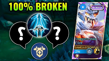 INSANE DAMAGE..🔥!! CLINT BROKEN DAMAGE BUILD IS BACK ( ONE HIT) | THIS BUILD IS OP. | MUST TRY -MLBB