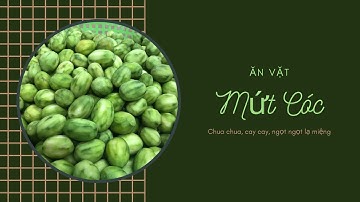 Cóc non làm mứt