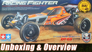 Tamiya DT03 Racing Fighter Unboxing and Overview - Ideal 1st Tamiya!