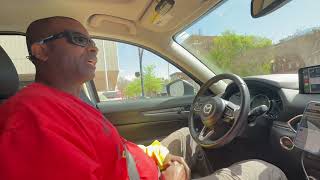 Driving Through Cherry Blossom Macon Georgia