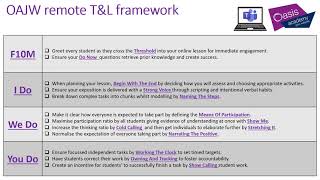 Oajw Remote Tu0026l Framework