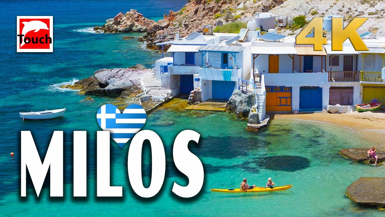 MILOS (Μήλος) Island, Greece: The most colorful beaches in Greece - 130 min. 4K, INEX