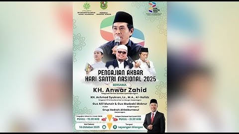 🔴LIVE KH. ANWAR ZAHID | PERINGATAN HSN 2025  | KELURAHAN WANGON BANJARNEGARA