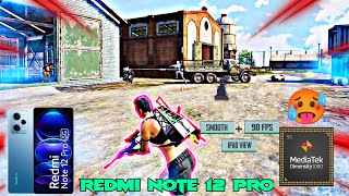 Redmi note 12 pro Pubg test | Redmi note 12 pro bgmi test | Redmi note 12 pro 90 fps Pubg test