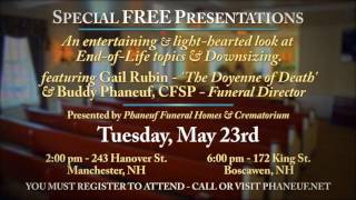 Free end-of-life planning presentations