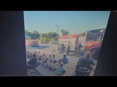 Bartow County Fire Engine 10 At Adairsville Elementary School About Public Safety. 2022 Event