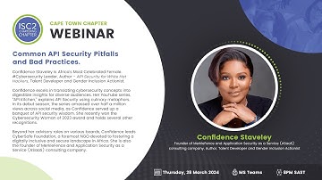 Common API Security pitfalls and Bad Practices by Confidence Staveley (Host Grant Hughes)