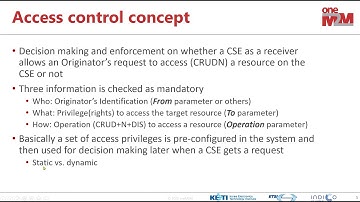 oneM2M Tutorial 8/14 : Access Control