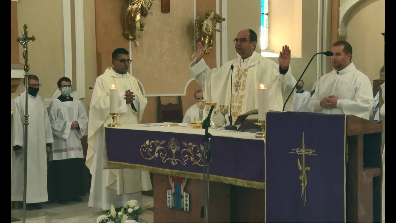 Majlát Tihamér pappá szentelése  2021.  december 12. Szent László – templom,  Sárvár