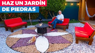 Cómo hacer un jardín de piedras