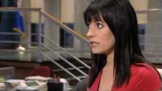 Interview on the set of the season finale with paget brewster