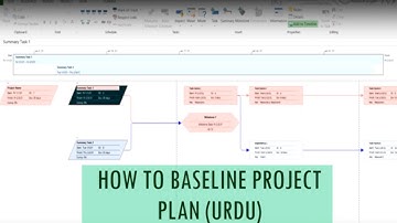 Microsoft Project - How to Baseline a project plan in ms project 2013. (Urdu/Hindi)