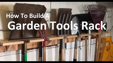 Garden Tools Rack - How To Build An OldSchool Organizer