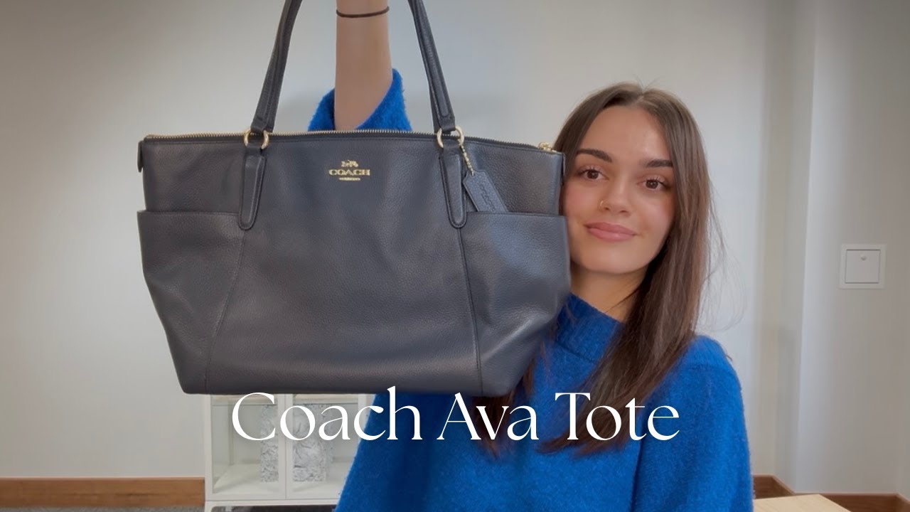 COACH アヴァ トートバッグ　　美品です。 Coach Ava Tote Review - YouTube