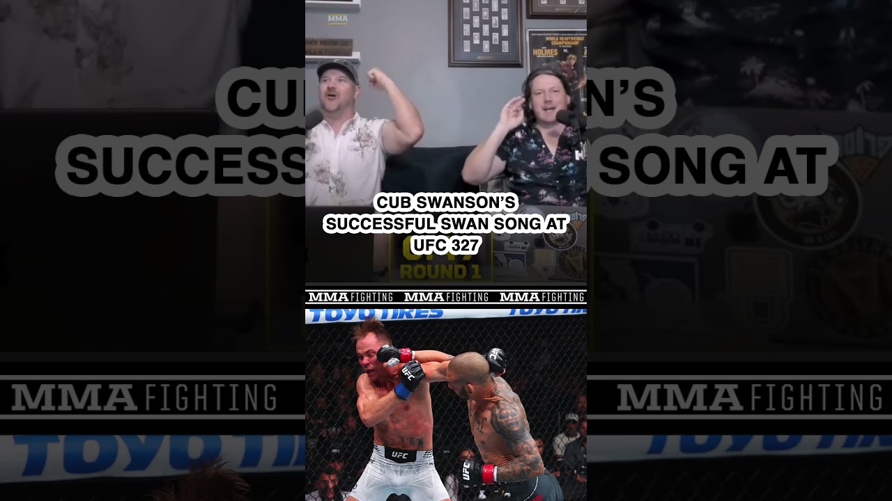 Cub Swanson's BRUTAL KNOCKOUT of Nate Landwehr in final fight | UFC 327 Watch Party Highlight