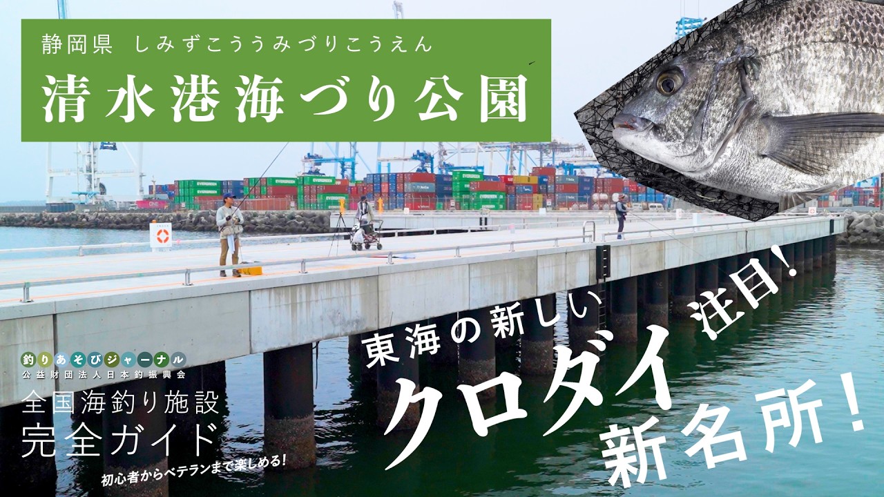 釣り場の実力検証！東海のクロダイ新名所へ！【静岡・清水港海づり公園】