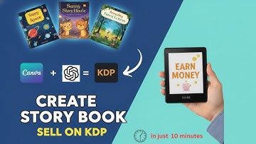 How I Made a Kids Storybook on Canva & Earned on Amazon KDP 💸 (Easy Beginner Guide)