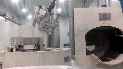 Shellroom system with robot for investment casting factory