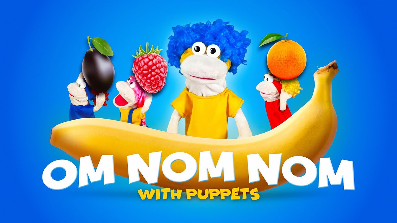 Om-Nom-nom with Puppets  D Billions Kids Songs 