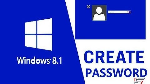 How To Create a Password in Windows 8.1