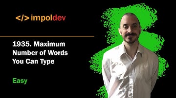Maximum Number of Words You Can Type | LeetCode 1935 - Python